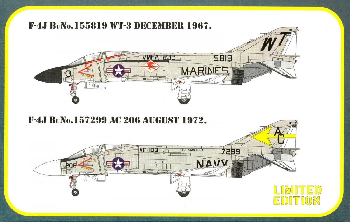 Sova 14001 F4J Phantom II 1/144 – zdjęcie 4