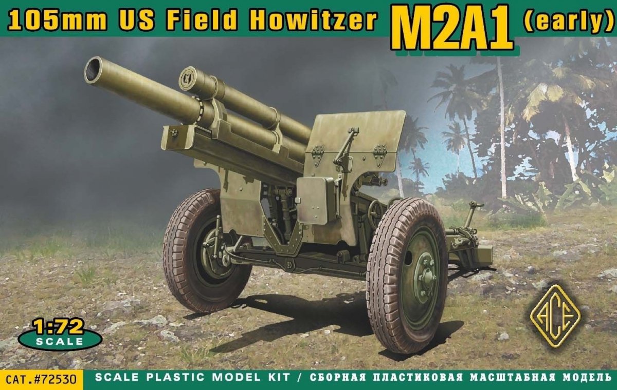 ACE 72530 Obusier américain de 105 mm M2A1 (première série de production) 1/72