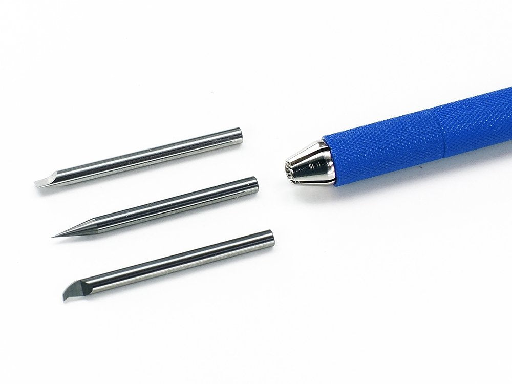 Porte-lame de gravure Tamiya 69939 bleu – immagine 2
