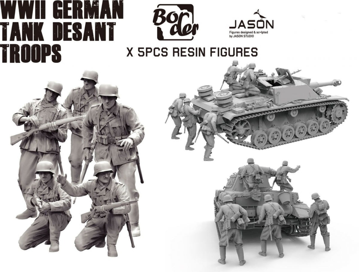 Das Werk DWF016 Troupes de débarquement de chars allemands de la Seconde Guerre mondiale 1/16 – image 2