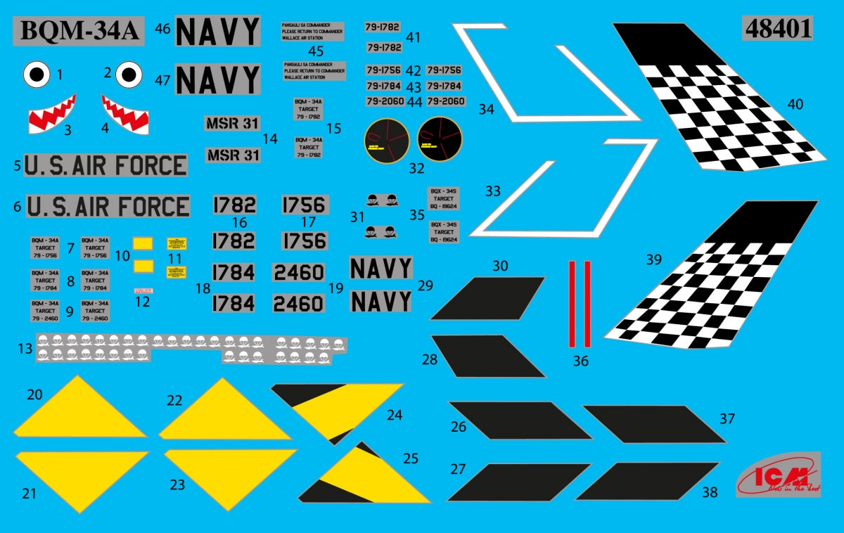 ICM 48399 Drones cibles aériens américains 1/48 – immagine 4