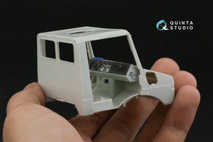 Intérieur imprimé en 3D et coloré sur papier décalcomanie (Revell) Quinta Studio QD35103 Unimog 435 1/35 – Bild 3