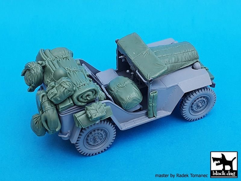 Ensemble d&amp;#39;accessoires Black Dog T35228 pour voiture de campagne russe Gaz 67 B, échelle 1/35 – image 3