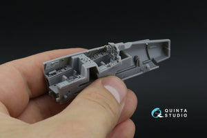 Intérieur imprimé en 3D et coloré sur papier décalcomanie pour F-15D/F-15DJ Eagle (Fine Molds) de Quinta Studio QD72215, échelle 1/72 – image 11