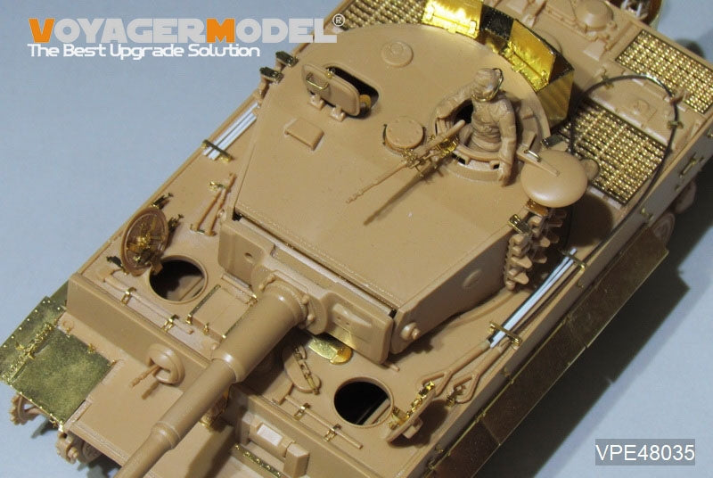 Maquette Voyager VPE48035 Char Tiger I allemand de la Seconde Guerre mondiale, production tardive, pour Tamiya 32575, échelle 1/48 – Bild 9