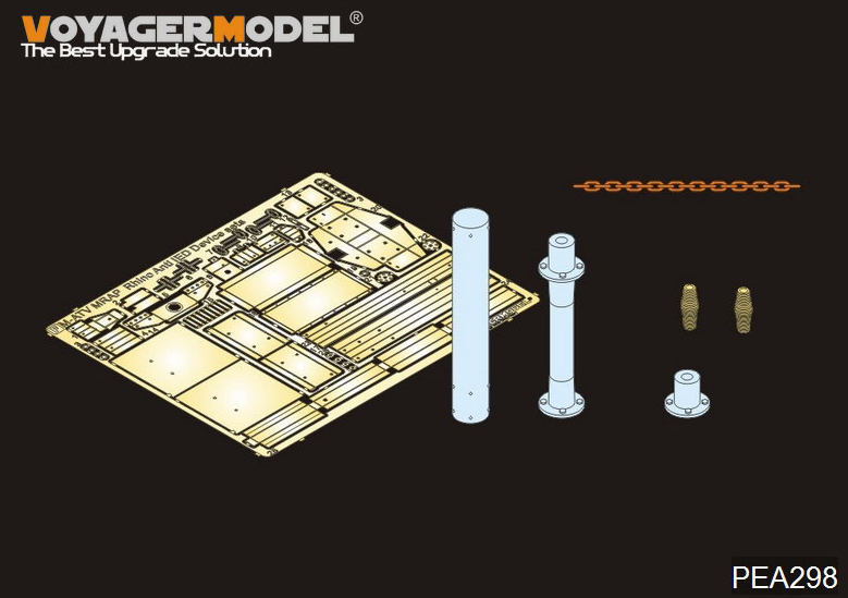 Ensembles de dispositifs anti-IED Voyager Model PEA298 pour M-ATV MRAP Rhino américains modernes (pour le modèle KINETIC K61007) 1/35