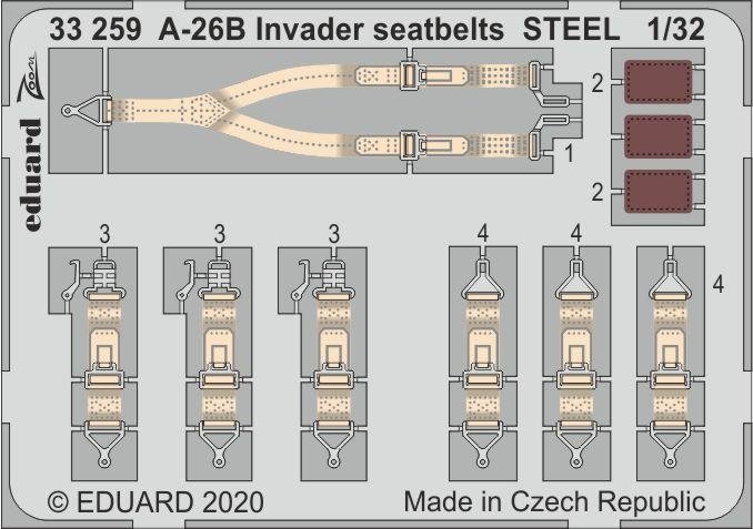 Eduard BIG33119 A-26B Invader partie I 1/32 HOBBY BOSS – immagine 4