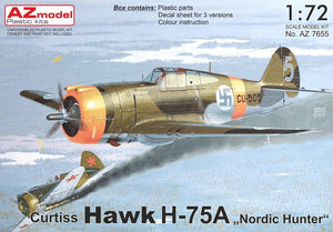 Maquette AZ7655 Curtiss Hawk H-75A Nordic Hunter 1/72