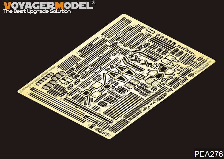 Éléments Voyager Model PEA276 pour le personnel militaire allemand 1 (GP) 1/35