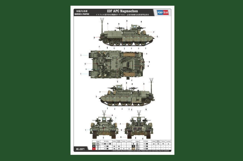 Hobby Boss 83871 IDF APC Nagmachon 1/35 – image 3