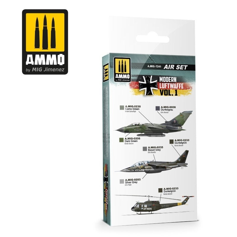 Munitions du Mig Jimenez 7241 Modern Luftwaffe Vol. 1 ensemble 6x17ml – image 2