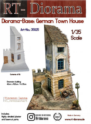 RT-Diorama 35025 Socle de diorama : Maison de ville allemande 1/35