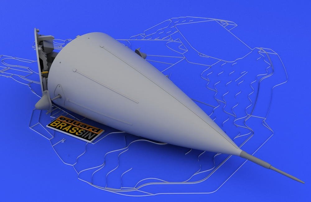 Eduard 648033 Radar F-16 fin 1/48 (Tamiya) – image 4