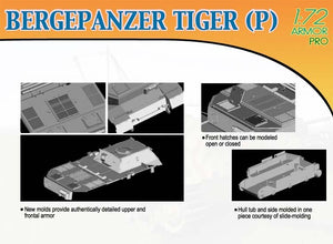 Dragon 7227 BERGEPANZER TIGER (P) 1/72 – zdjęcie 2