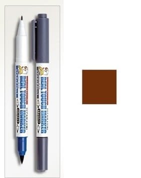 Marqueur tactile Gunze Sangyo GM407 Real Touch marron 1 