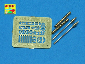 Aber 35L-090 Jeu de 2 canons pour mitrailleuses allemandes MG13k (1/35)