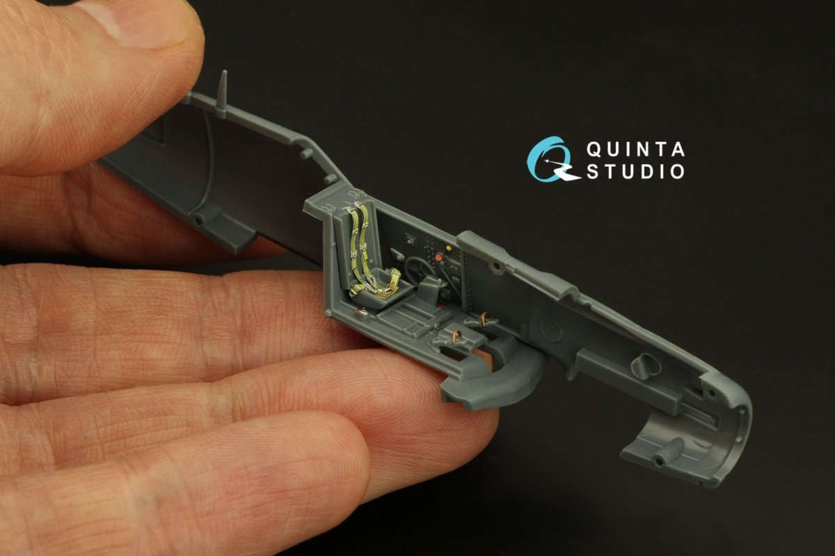 Intérieur imprimé en 3D et coloré sur papier décalcomanie Quinta Studio QD72063 Avia S-199 (Eduard) 1/72 – image 6