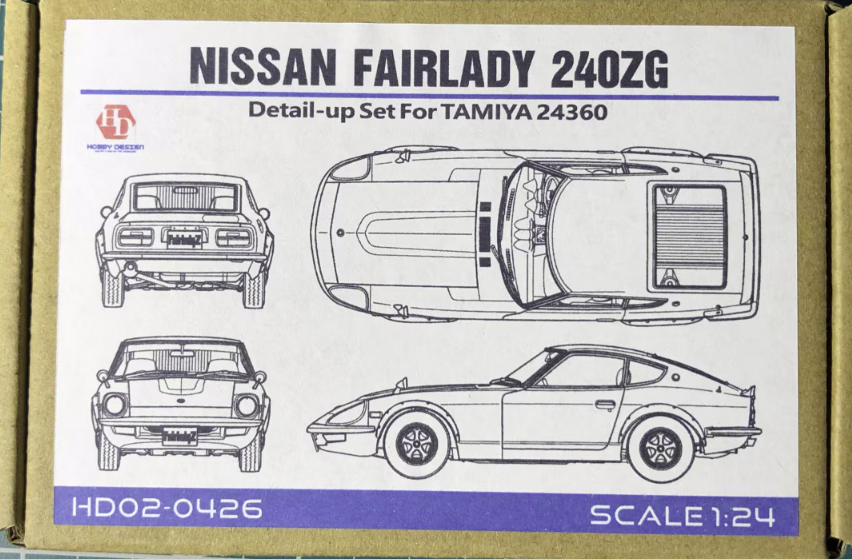 Hobby Design HD02-0426 Nissan Fairlady 240ZG pour Tamiya (24360) 1/24