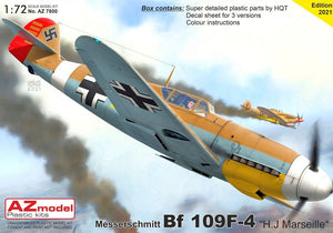 AZ Modèle AZ7800 Bf 109F-4 « HJMarseille » 1/72