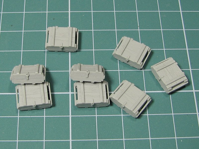 Caisses de munitions russes modernes Eureka XXL E-035 de type I pour munitions de 7,62 mm (pour AK-47 Kalachnikov) à l&amp;#39;échelle 1/35 – image 4