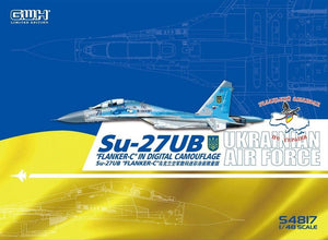 Maquette Great Wall Hobby S4817 Su-27UBM Flanker-C en camouflage numérique, armée de l&amp;#39;air ukrainienne, échelle 1/48