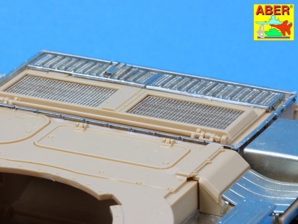 Grilles Aber 35G28 pour char russe T-55 et Tiran 5 (1/35) – Bild 4
