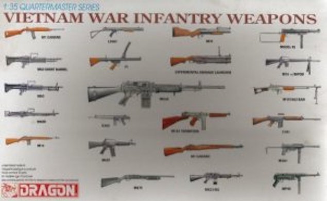 Armes d'infanterie de la guerre du Vietnam Dragon 3818