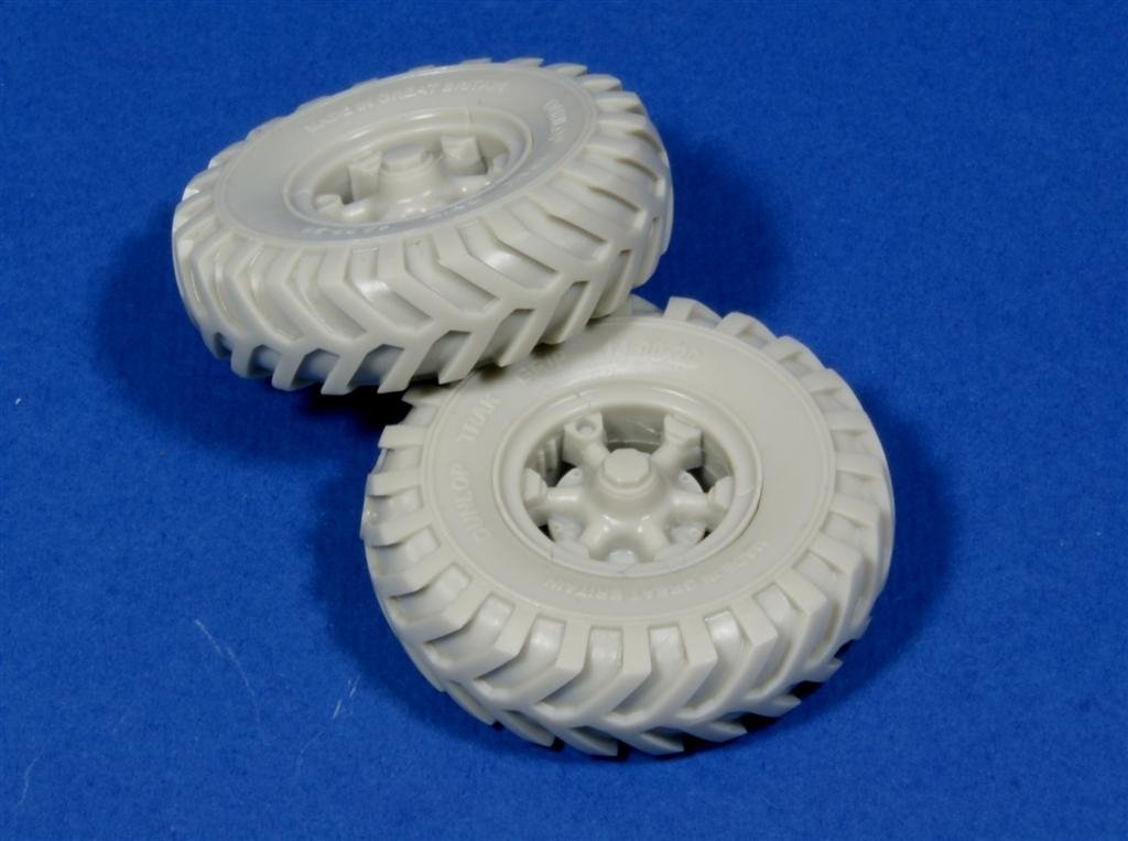 Panzer Art RE35-134 Roues de route pour Sd.Kfz.9 « FAMO » (pneus tout-terrain britanniques) 1/35 – immagine 3