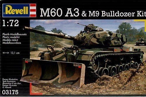 Revell 03175 M60A3 avec lame de bulldozer M9 (1/72)