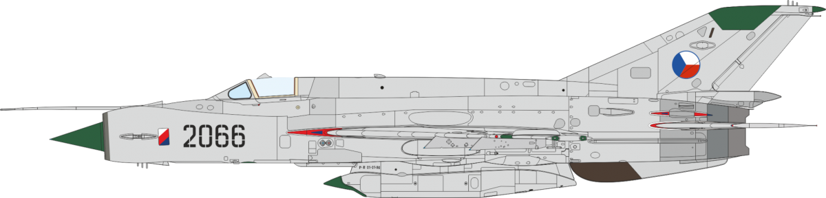 Eduard 2156 Erka - MiG-21 R in the Czechoslovak, Czech, and Slovak Air Forces 1/72