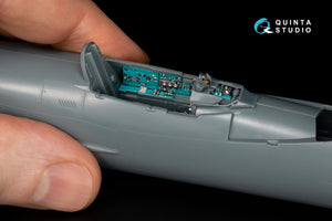Quinta Studio QD+48580 MiG-21bis early Fishbed-L 3D-Printed &amp;amp; coloured Interior on decal paper (Eduard) (with 3D-printed resin parts) 1/48 – zdjęcie 4