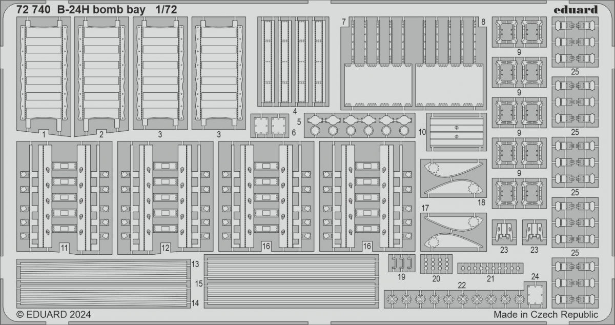 Eduard BIG72183 B-24H AIRFIX 1/72 – immagine 2