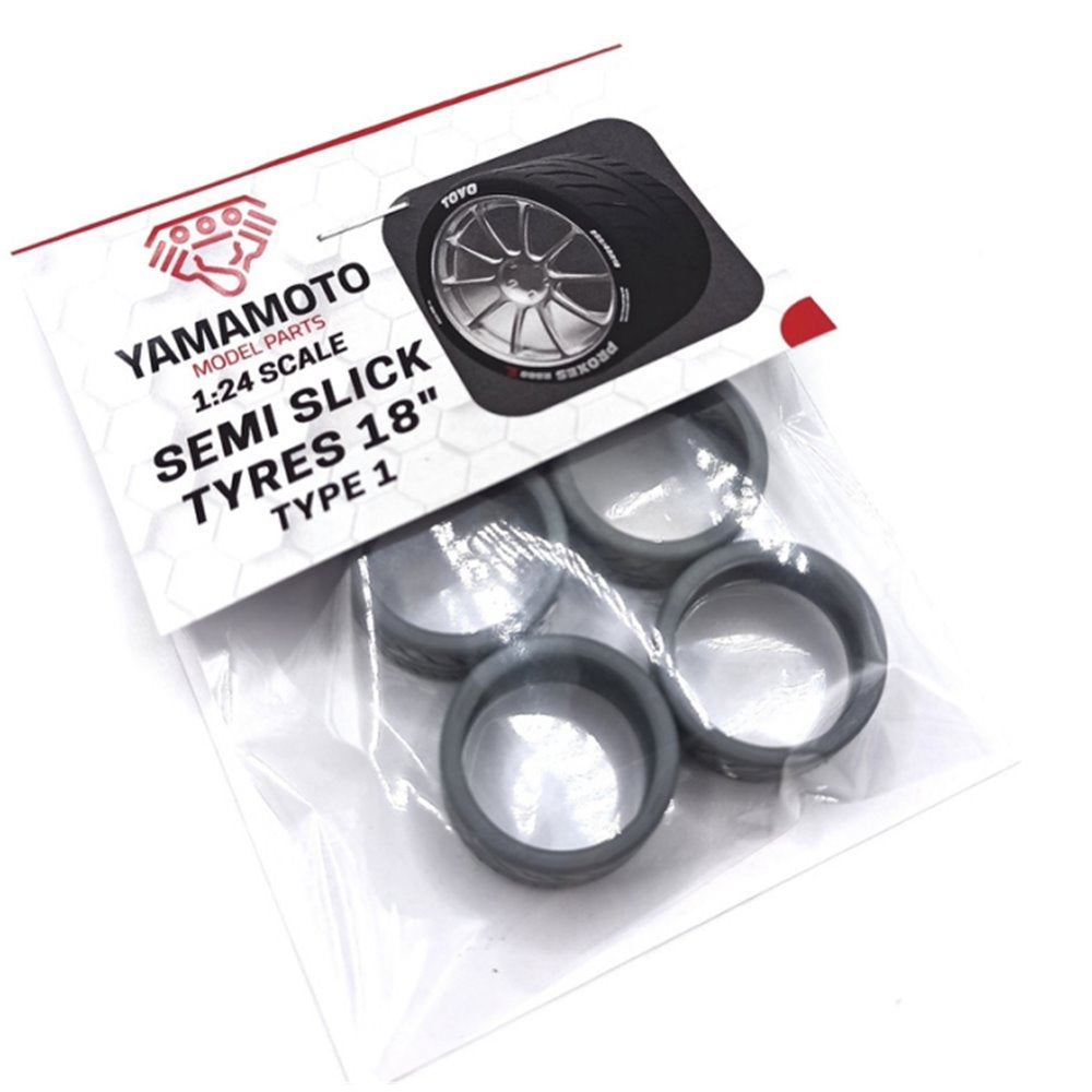 Pneus semi-slick Yamamoto YMPRIM19 18" Type 1 1/24