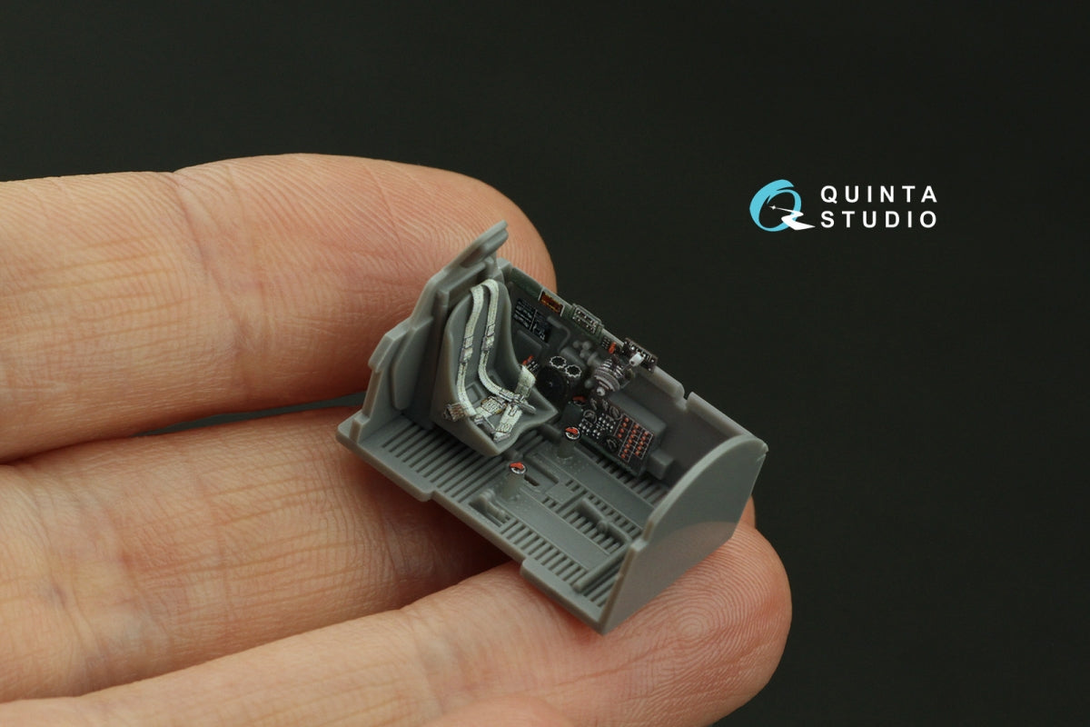 Intérieur coloré imprimé en 3D sur papier décalcomanie Quinta Studio QD72153 P-47D Thunderbolt Bubbletop (Tamiya) 1/72 – imagen 6
