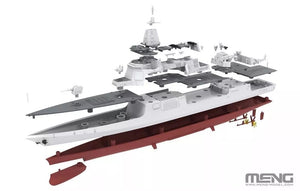 Maquette Meng PS-009, destroyer lance-missiles chinois Type 055, échelle 1/700 – image 3