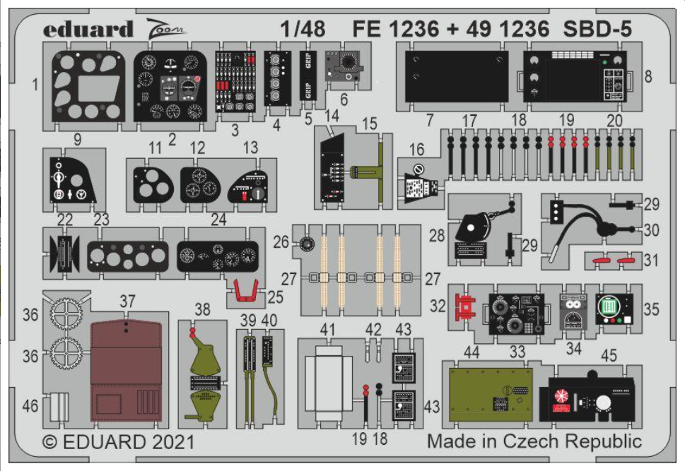 Eduard BIG49314 SBD-5 REVELL 1/48 – image 4