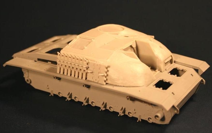 Panzer Art RE35-080 StuG III G, partie supérieure de la coque avec blindage en béton, échelle 1/35