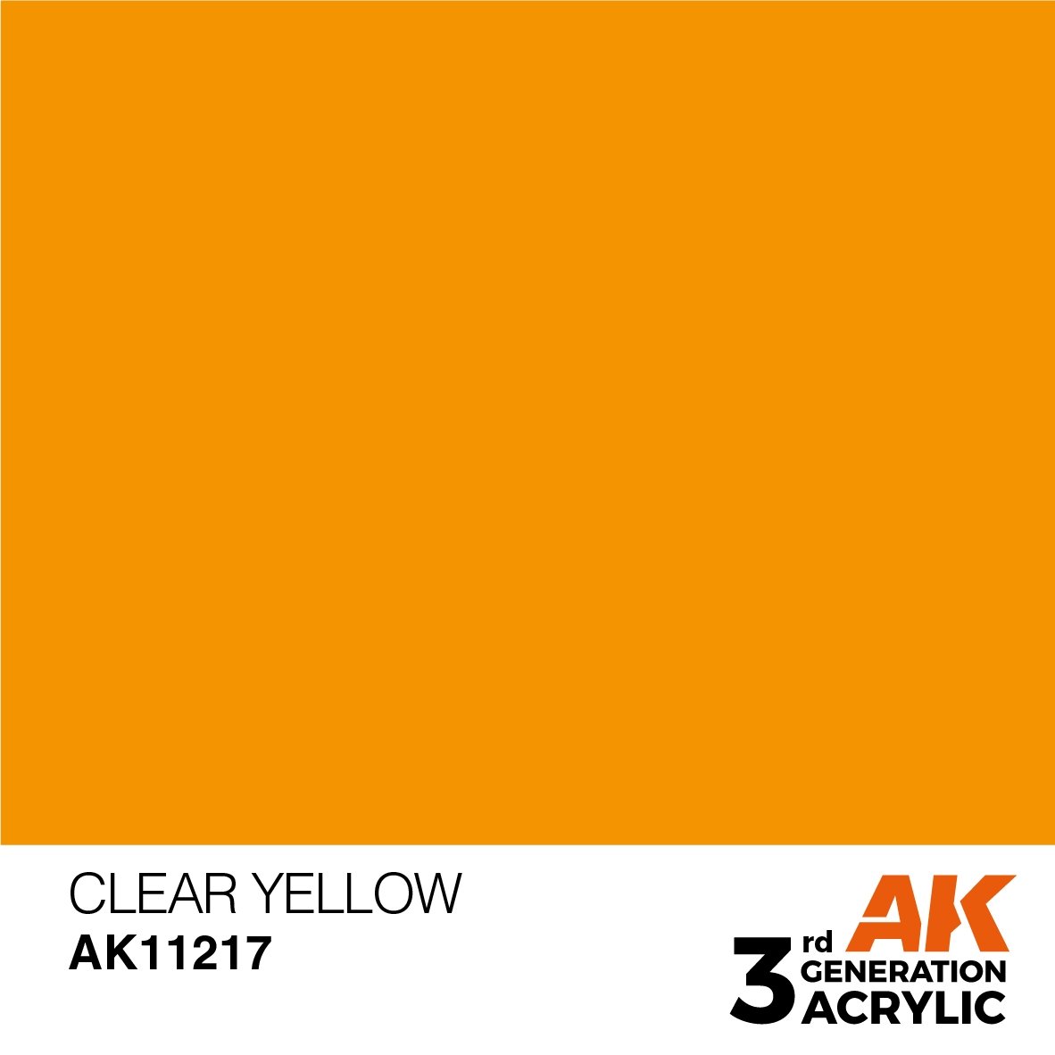 AK Interactive AK11217 JAUNE TRANSPARENT – STANDARD 17 ml