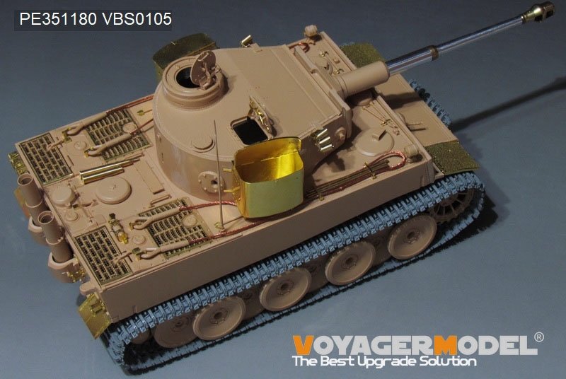 Maquette Voyager PE351180 Char Tiger I allemand de la Seconde Guerre mondiale, production initiale (pour RFM 5075) 1/35 – image 11