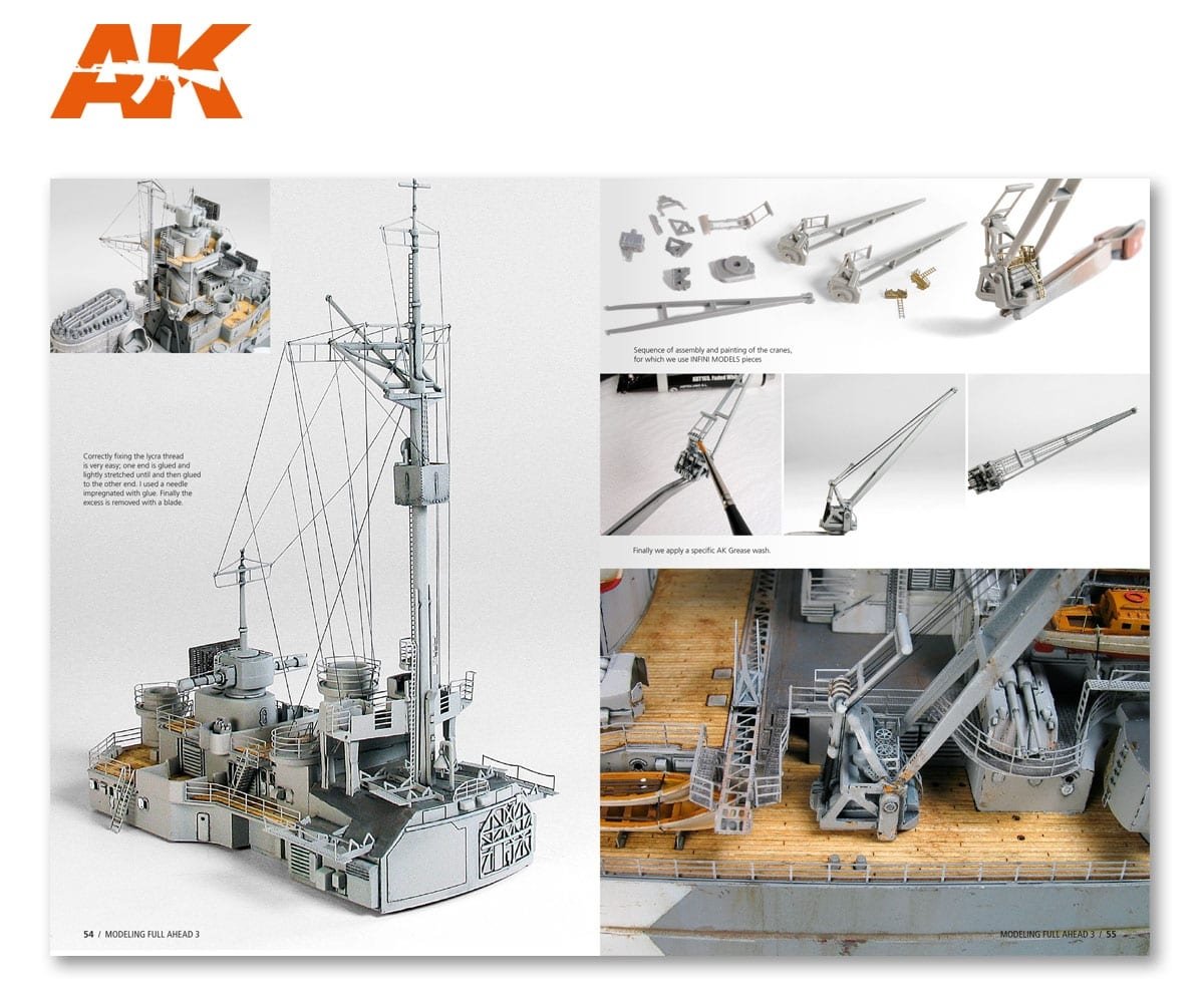 AK Interactive AK249 MODÉLISATION À FOND 3 : BISMARK &amp;amp; TIRPITZ (Anglais) – Bild 7