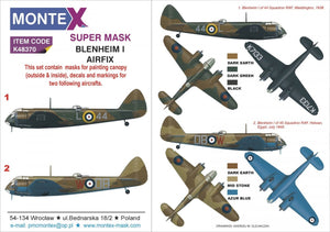 Montex K48370 BLENHEIM I (Royaume-Uni) 1/48