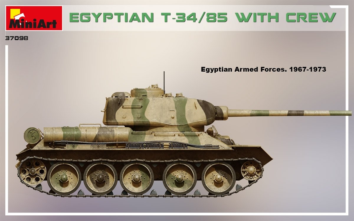MiniArt 37098 Égyptien T-34/85 1/35 – immagine 7