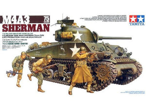 Tamiya 35250 Char moyen américain M4A3 Sherman Canon de 75 mm Production tardive (1/35)