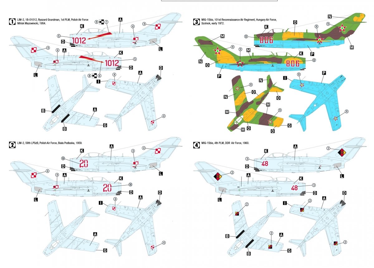 Hobby 2000 48008 MIG-15bis / LIM-2 1/48 – immagine 2