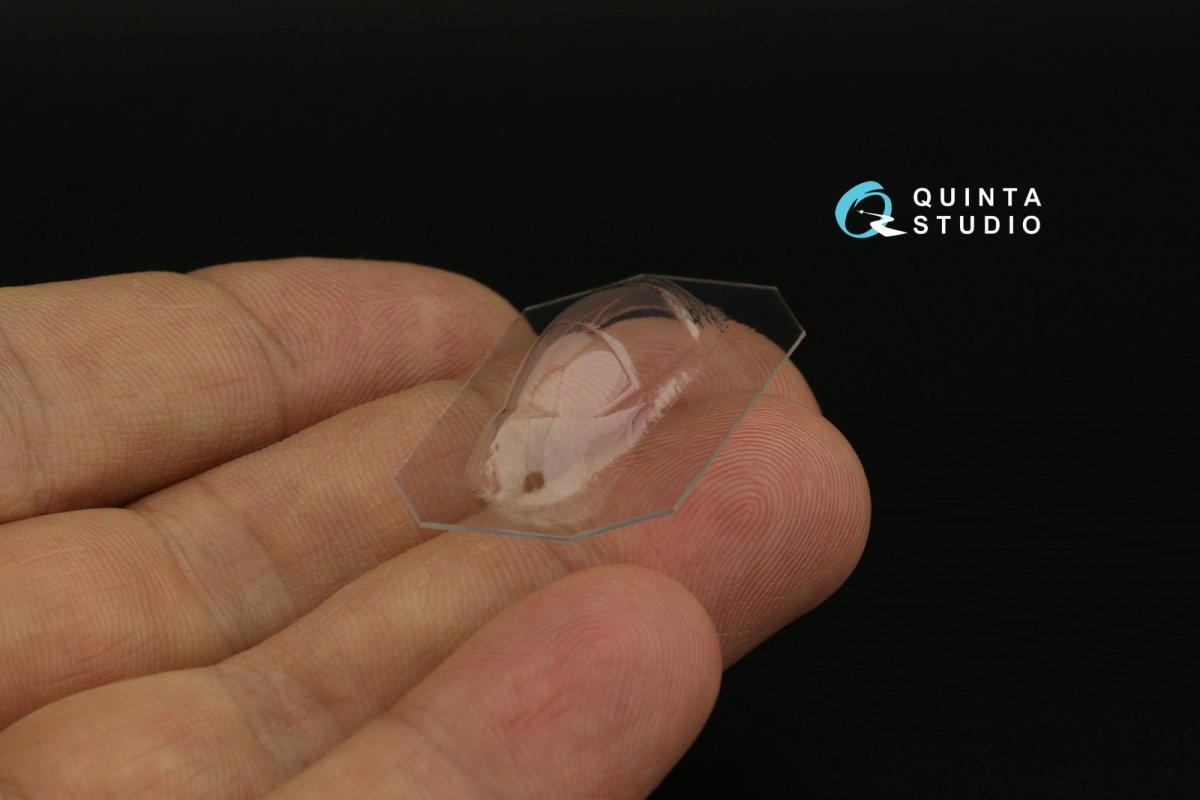 Quinta Studio QC72036 He 162 verrière transparente sous vide (Special Hobby) 1/72 – immagine 4