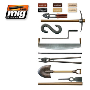 Munitions Mig 7112, outils, couleurs, 6 x 17 ml – immagine 2