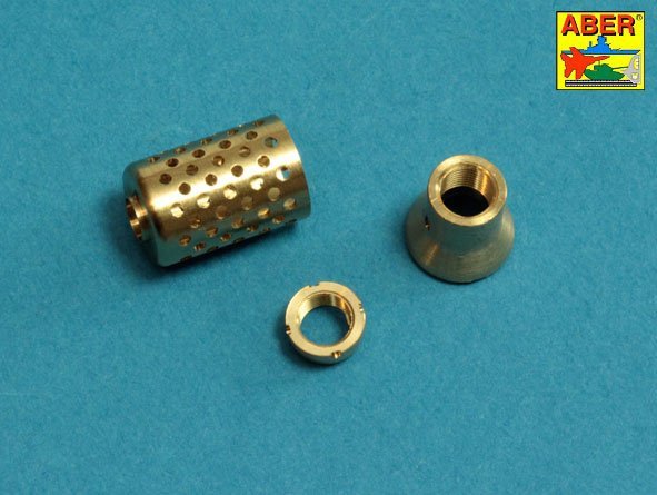 Canon Aber 35l-232 de 10,5 cm KwK L/70 avec frein de bouche perforé pour char allemand Pz.Kpfw. VII Lowe ou VK 7201(K) au 1/35 – Bild 7
