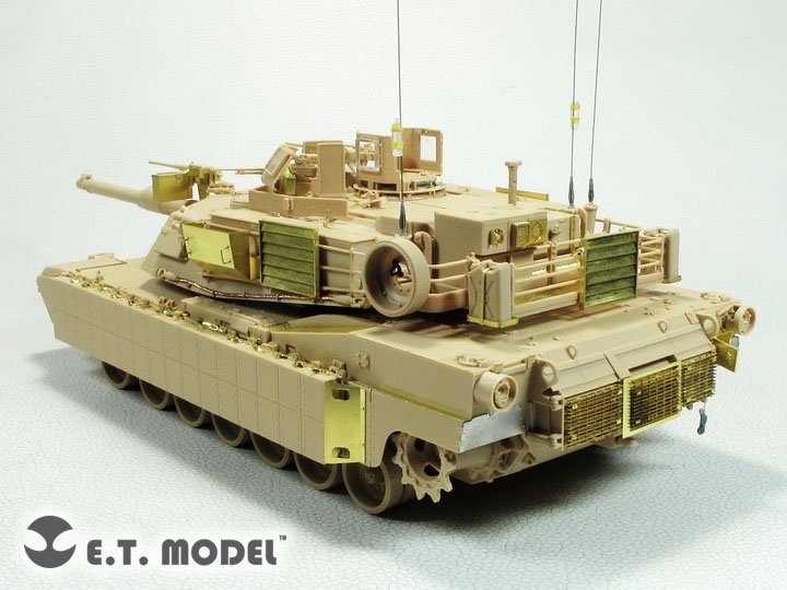 Maquette ET E35-284 USMC M1A1 AIM MBT/USARMY M1A1 Tusk MBT (pour Meng TS-032) 1/35