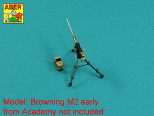 Canon Aber 35L-091 (version ancienne) pour mitrailleuse lourde Browning M2 HB calibre .50 (12,7 mm) US, échelle 1/35 – immagine 20