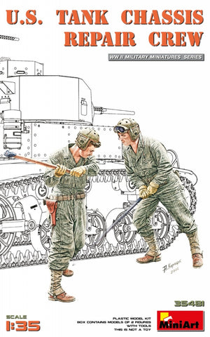 MiniArt 35481 ÉQUIPE DE RÉPARATION DE CHÂSSIS DE CHAR AMÉRICAIN 1/35